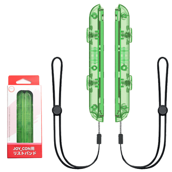 QXWPBV Nintendo Switch Joy-Con Wrist Straps - 2-Pack Transparent Green Gaming Lanyards