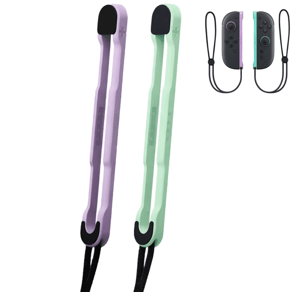 Wrist Straps Compatible with Switch 2,Replacement Wrist Strap 1 Set for Joy-Con 2 Controller,Safety Lanyard Works With Joy-Con 2 (Purple-green)