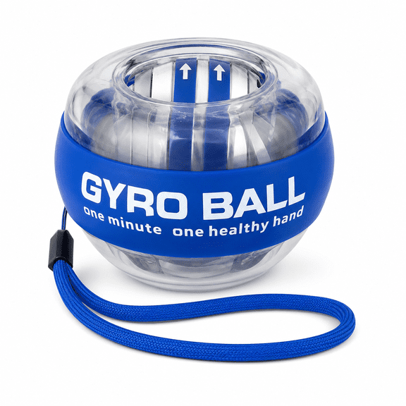 Wrist Strength Ball Hand Grip Trainer, ABS Self-Spinning Gyro Exercise Ball for Grip Strength, Wrist & Forearm Training, Portable Hand Exerciser for Office, Home Fitness and Rehabilitation Support