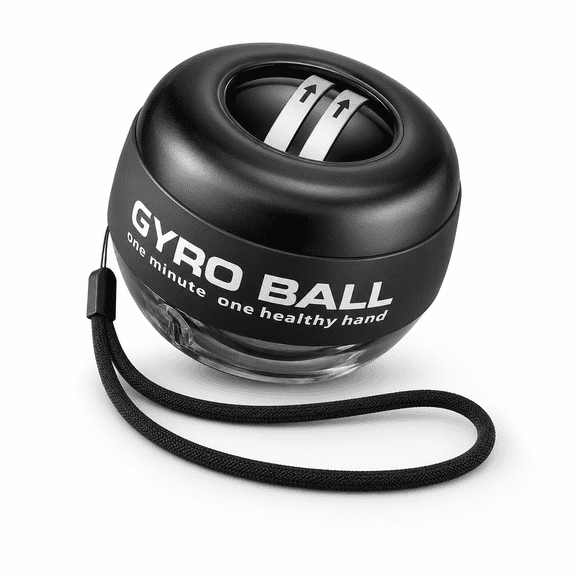 Wrist Strength Ball Hand Grip Trainer, ABS Self-Spinning Gyro Exercise Ball for Grip Strength, Wrist & Forearm Training, Portable Hand Exerciser for Office, Home Fitness and Rehabilitation Support