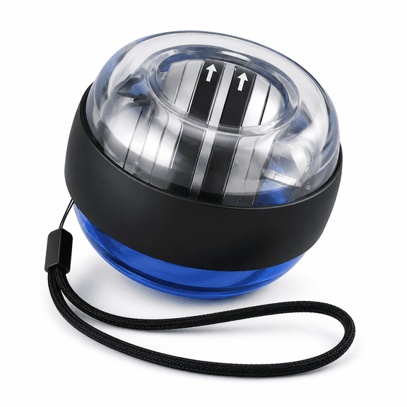 Wrist Strength Ball Hand Grip Trainer, ABS Self-Spinning Gyro Exercise Ball for Grip Strength, Wrist & Forearm Training, Portable Hand Exerciser for Office, Home Fitness and Rehabilitation Support
