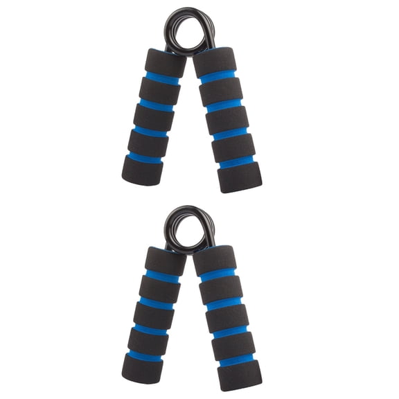YUNLIGHTS Aluminum Rod Grip Blue Hand Exerciser Wrist Strengthener for Gym Home 2Pcs