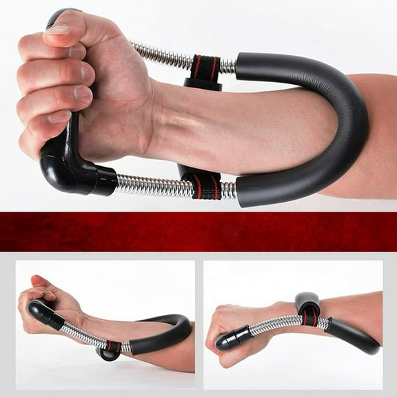Wrist Strengthener, Czzoypi Heavy Duty Adjustable Spring Hand Grip Exerciser, Metal Wrist Force Device for Men Forearm Muscle Training Portable Multi-Functional, Silver