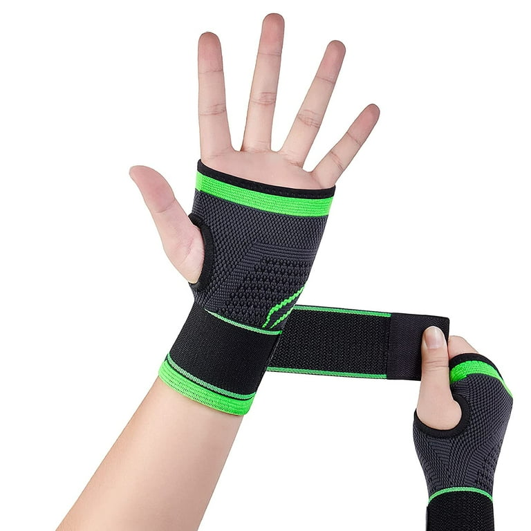 Wrist Support Brace,Wrist Compression Sleeve Fingerless Gloves