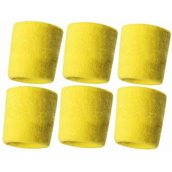 Wrist Sweatbands Thick Terry Cloth Wristbands for Men and Women Athletic Sweat Bands for Sports Tennis Gym Basketball