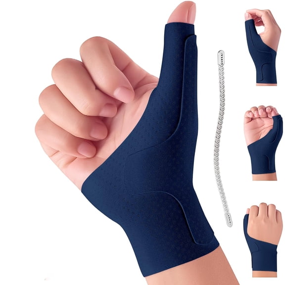 Wrist Thumb Brace Mommy Compression Stabilizer Waterproof Thumb Spica Splint for Arthritis,Trigger Finger,De Quervains Tenosynovitis,Tendonitis,CMC Joint Pain and Support-Women Men-Left or Right Hand