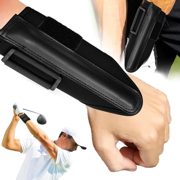Wrist Trainer Pro, Adjustable Golf Wrist Brace for Left/Right Handed, Golf Training Aid to Correct Wrist Angle & Develop Muscle for Beginner, Significantly Improved Stability