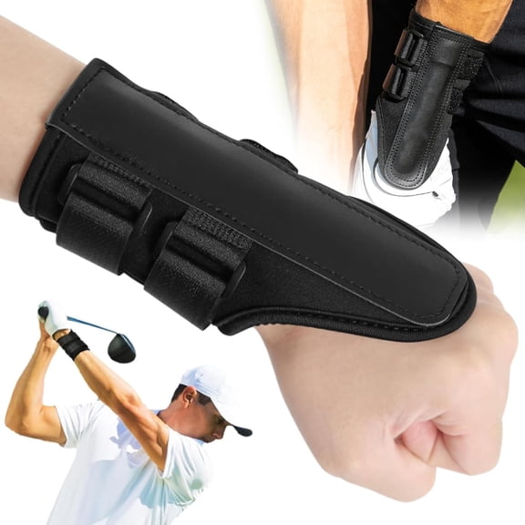 Wrist Trainer Pro Golf, Golf Swing Alignment Brace,Adjustable Golf Wrist Brace,Golf Swing Training Aid to Correct Wrist Angle & Develop Muscle Memory for Beginner,Significantly Improved
