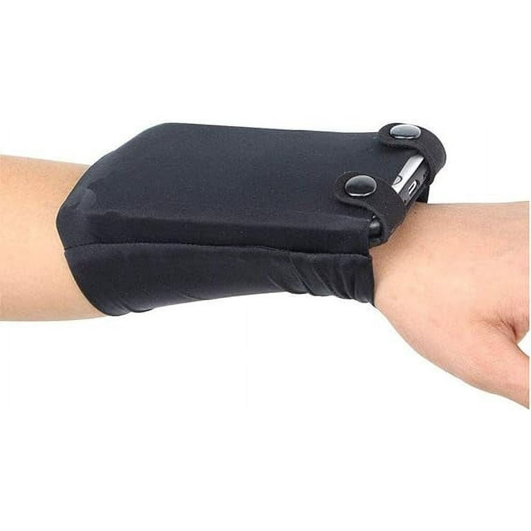 Wrist Wallet, Sport Accessory with Buttons Pocket for Both Men and