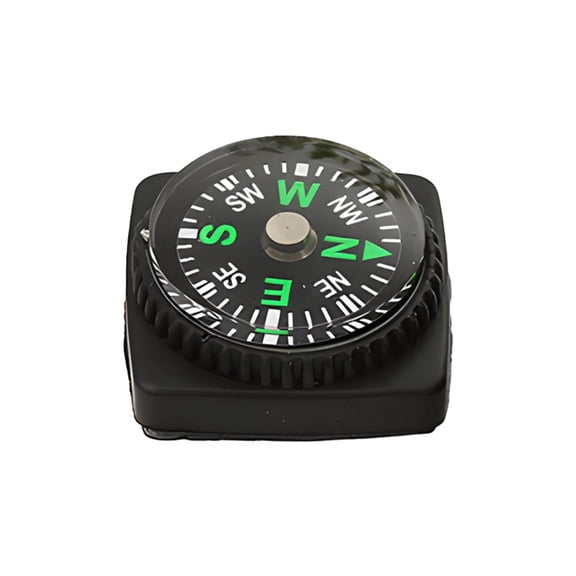 Wrist Watch Compass for Hiking, Precise Navigation, Portable Strap & Backpack Attachment, Compact 0.9 in / 24 cm, Long-lasting ABS, Great for Outdoor Activities
