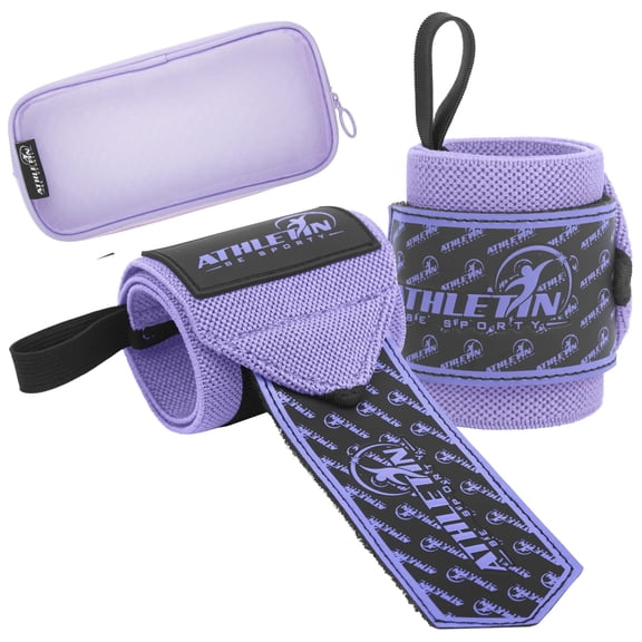 Wrist Wraps 18 inch Heavy Duty Support with Thumb Loop for Weight Lifting and Training