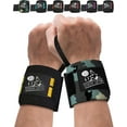 thumbnail image 1 of Wrist Wraps for Weightlifting, Cross Training and Workout, Wrist Support Straps for Gym nad Powerlifting - 2 Pairs, 1 of 9