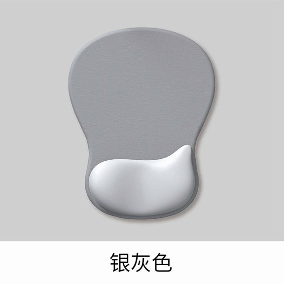 Wrist protection mouse pad, silicone wrist support pad, gradient, simple, thick, anti slip ergonomic computer mouse pad