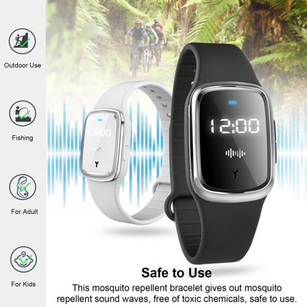 Wristband,Body Temperature Wristband  Wristband Wristband Mosquitoes Time Display Watch Wrist Watch Display Kids Time Body Wristband Display Temperature Display Beffin