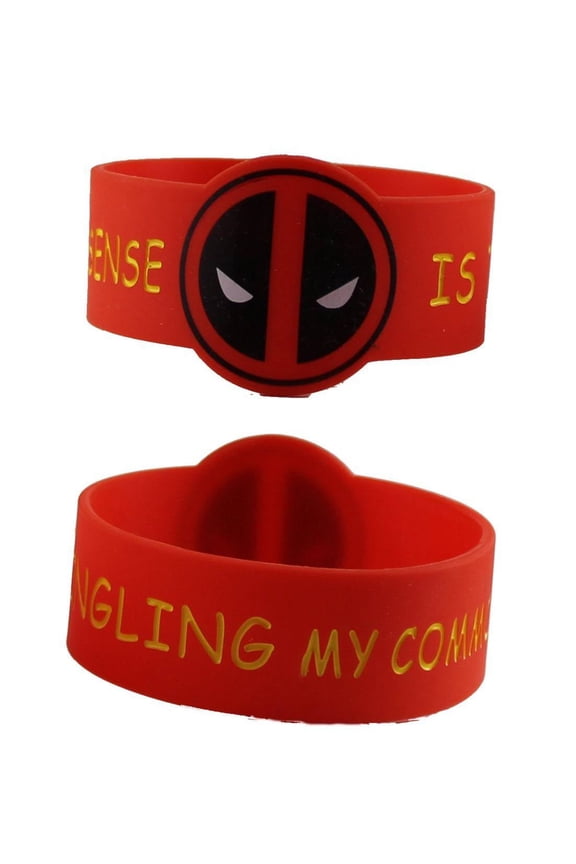 Wristband - Deadpool Common Sense New Toys Licensed rwb-mvl-0005