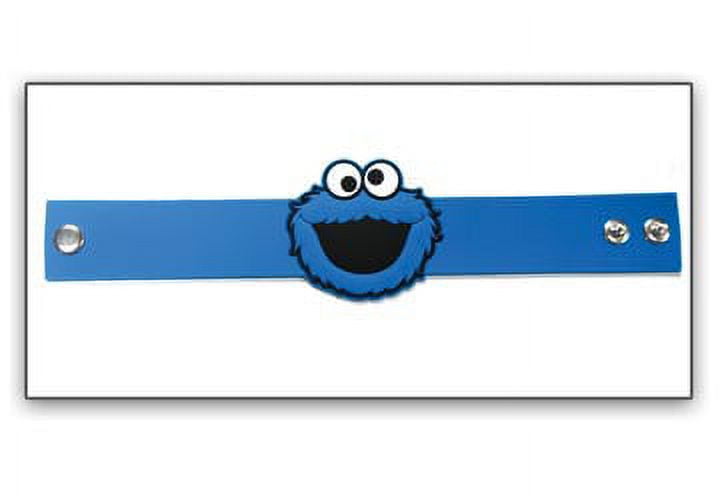 Wristband - Sesame Street - New Cookie Monster PVC Rubber 81825ses - Walmart Business Supplies for Free Printable Cookie Monster Water Bottle Labels