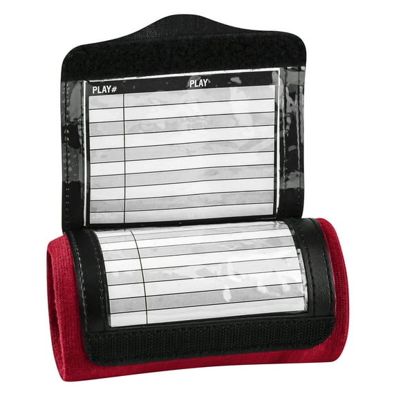 Wristband Triple Playbook, Youth, Scarlet