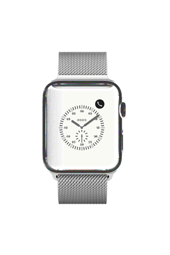 Wristech Mesh Loop for 38mm Apple Watch - Silver