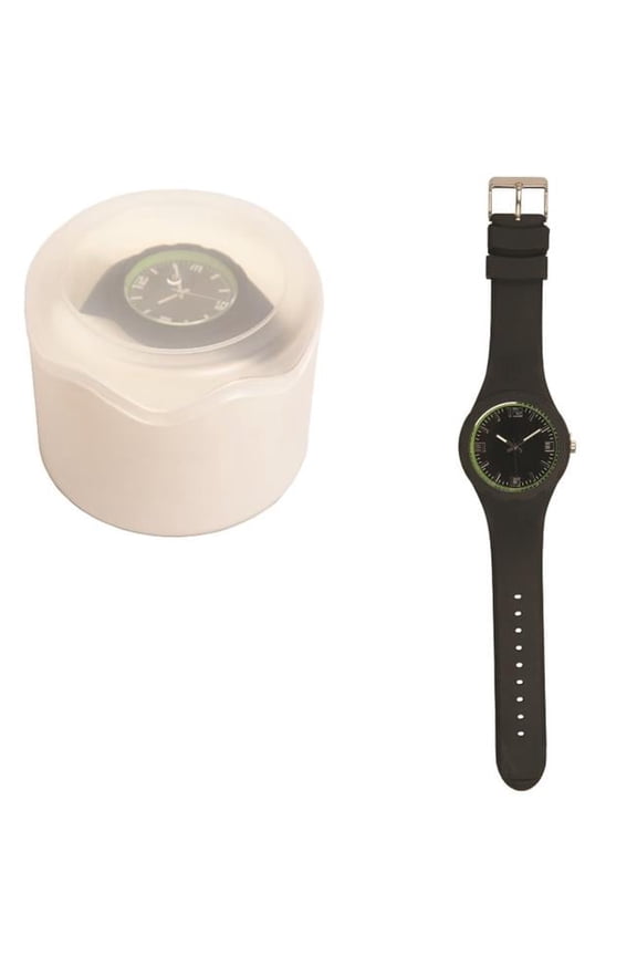 Wristello Promotional Watch - Black / Lime Green