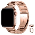 thumbnail image 1 of Wristitani Apple Watch Band for Women, iWatch Bands for Men, Stainless Steel Hand-Removable, Compatible with iWatch Series for Gift, Business, Party and Daily Style Matching Rose Gold 42mm, 1 of 7