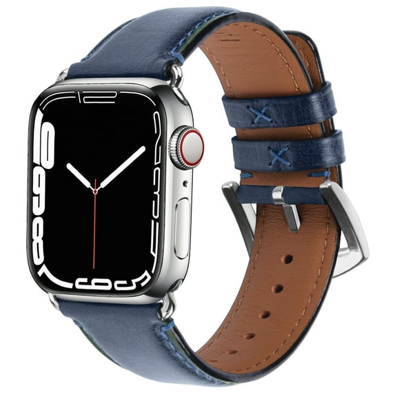 Wristitani Apple Watch Bands, Vintage Replacement Wristband for Men Women 49mm 45mm 44mm 42mm 41mm 40mm 38mm, Oil Wax Leather Watch Band for iWatch Series 8/7/6/SE/5/4/3/2/1