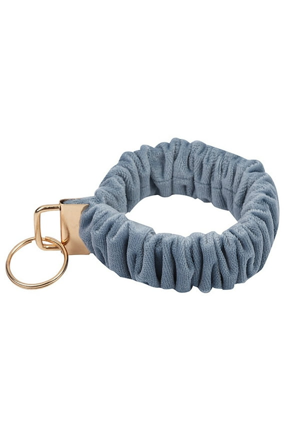 Wristlet Keychain Bracelet Women Stretchy Key Chain Keyring, Bracelet Holder Women - grey