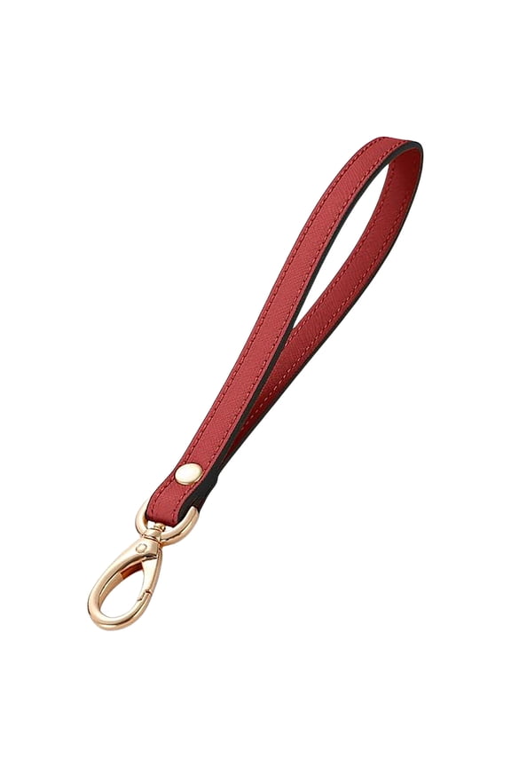 Wristlet Straps,Faux Leather Keychain Hand Wrist Straps for Clutches Wallet Purses Cellphone Key with Golden Lock Gifts