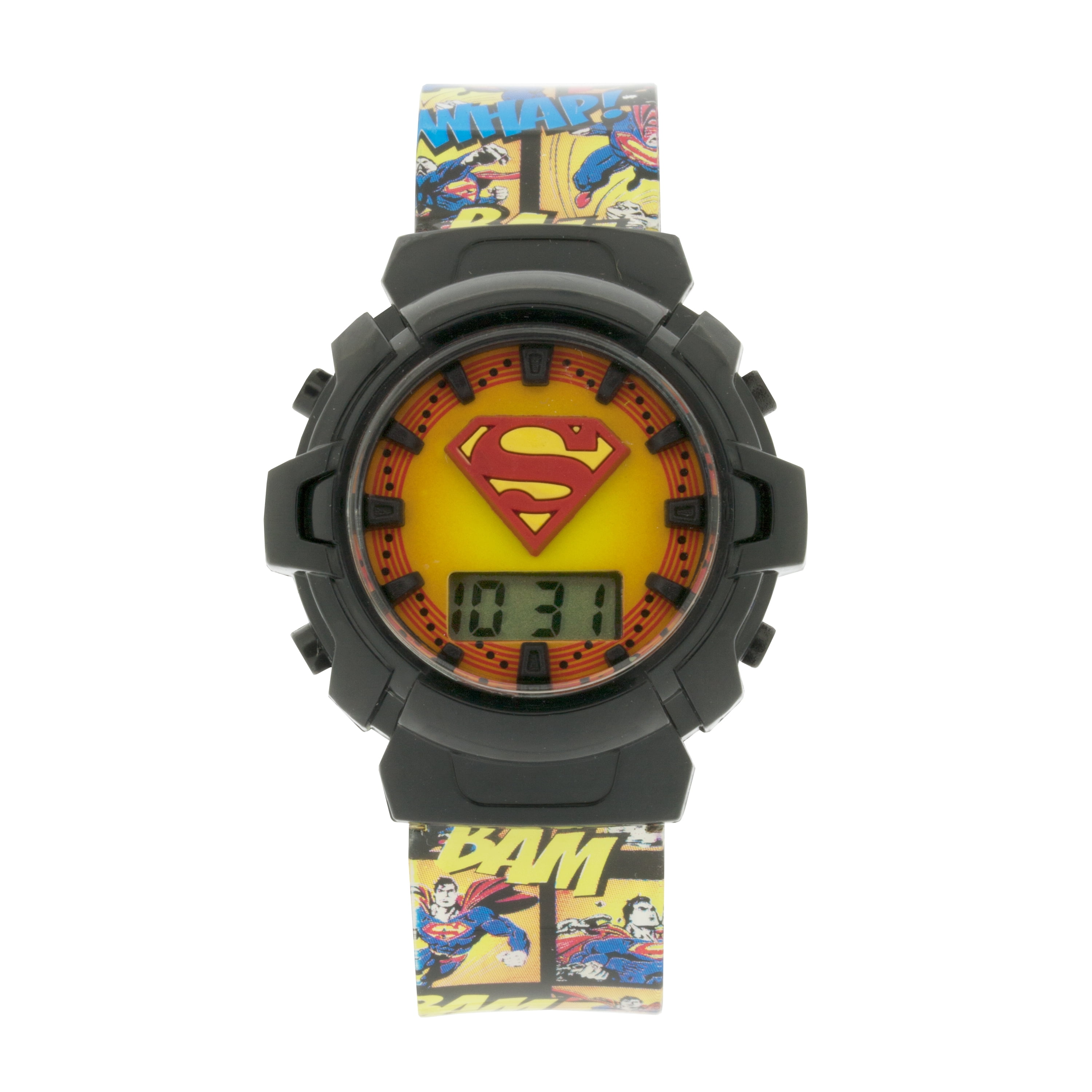 DC COMICS Wristwatch DC Comic Superman Cutout LCD Watch - SUP4081WM