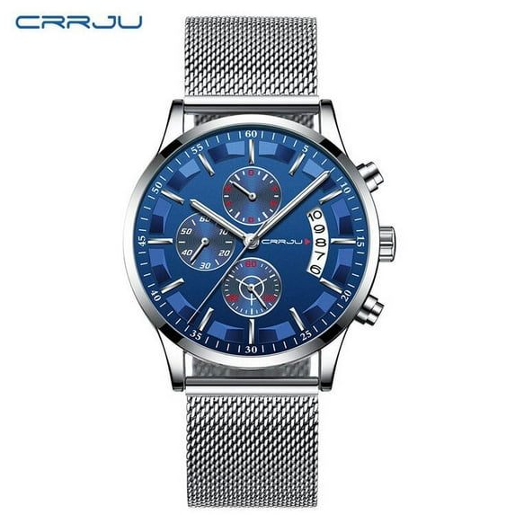 Wristwatches CRRJU watches men's watches men's wristband men's quartz watches men's watches sports men's watches
