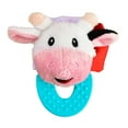 thumbnail image 1 of Wristy Buddy Teething Ring for Babies, Cute Soft Cow Teething Toys & Gloves, 0-12 Months, 1 of 8