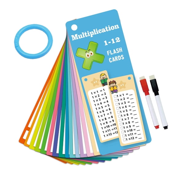 Writable Math Teaching Cards Erasable Mathematical Operations Flashcards