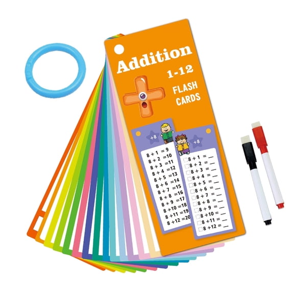 Writable Math Teaching Cards Erasable Mathematical Operations Flashcards