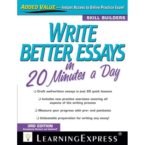 Pre-Owned Write Better Essays in 20 Minutes a Day (Paperback) by Learningexpress LLC