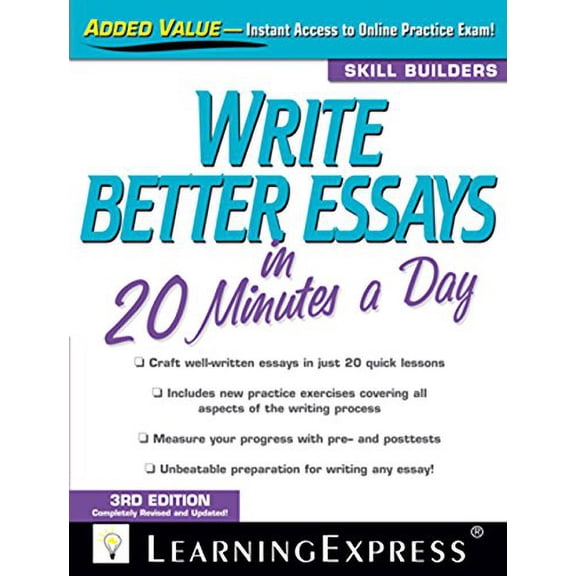 Pre-Owned Write Better Essays in 20 Minutes a Day (Paperback) 1576857921 9781576857922