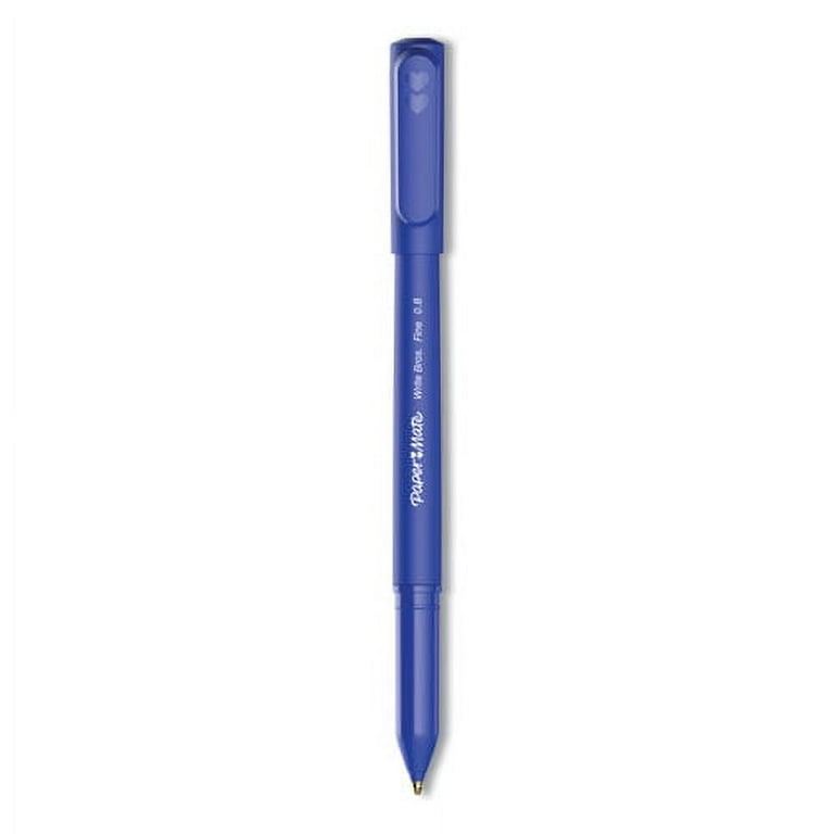 Write Bros. Ballpoint Pen, Stick, Fine 0.8 mm, Blue Ink, Blue Barrel, Dozen Write Bros. Ballpoint Pen, Stick, Fine 0.8 mm, Blue Ink, Blue Barrel, Dozen