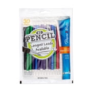 Paper Mate WriteBros Mechanical Pencil 0.7mm Translucent Assorted 30 Count