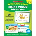 thumbnail image 1 of Write, Draw & Read Sight Word Mini-Books: 50 Reproducibles That Teach the Top Sight Words, (Paperback), 1 of 1