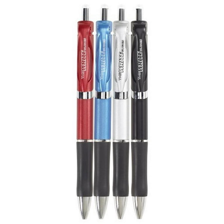 Write Dudes GripZ Petite Pens, Ball Point, 1.0 mm, Black - 3 pens