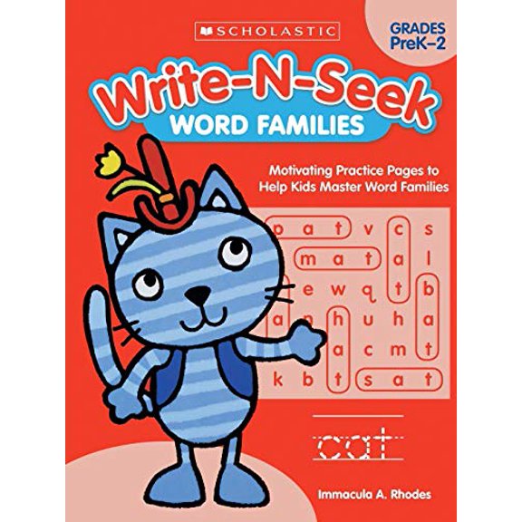 Pre-Owned Write-N-Seek: Word Families (Paperback) 1338180231 9781338180237