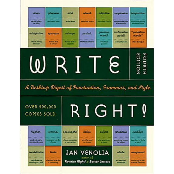 Pre-Owned Write Right!: A Desktop Digest of Punctuation, Grammar, and Style (Paperback) 1580083285 9781580083287