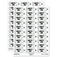 thumbnail image 1 of Write Right On Pencil Teacher Student School Sticker Set - White - Matte Finish - 1.75" Medium, 1 of 7