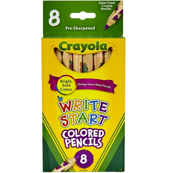 Write Start Colored Pencils, 8 Colors | Bundle of 10 Boxes