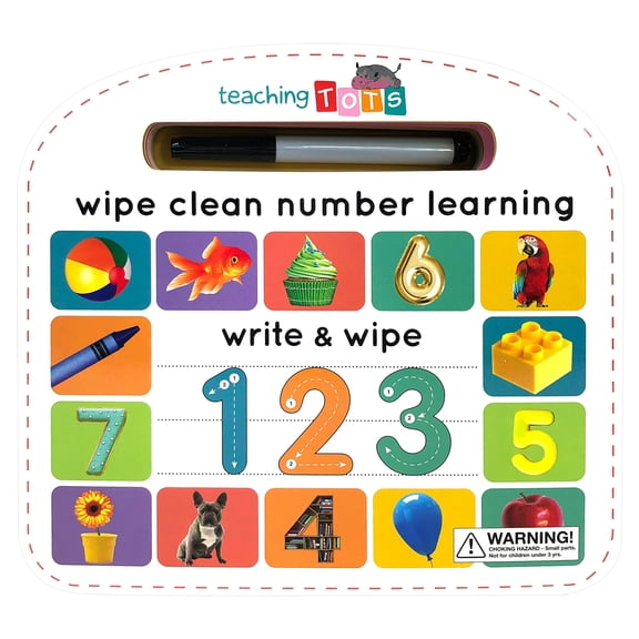 Write & Wipe 123 - Children's Novelty Learning - Wipe Clean - Educational - Numbers and Counting (Board Book)
