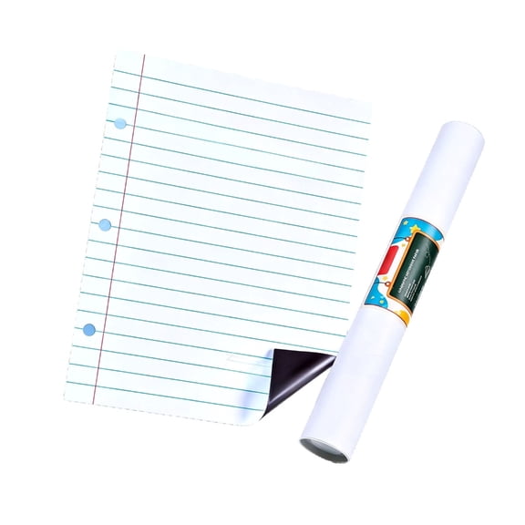 Write And Wipe Handwriting Practice Board 28 x 22 Inch, 2 Pack Magnetic Lined Whiteboard Sheets with 1.38 Inch Spacing for Teachers Students and Office Planning