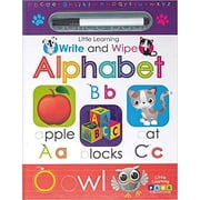 Alphabet Little Learning Library - Write & Wipe Activity Kids Books - Childrens Books, Toddler Books