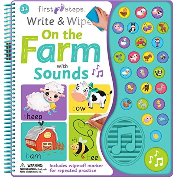 Pre-Owned Write and Wipe Farm with Sound (First Steps) Paperback