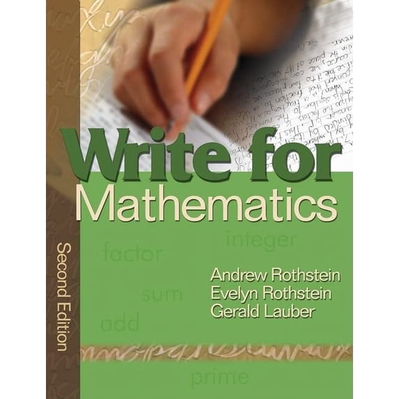 Pre-Owned Write for Mathematics (Paperback) 1412939941 9781412939942