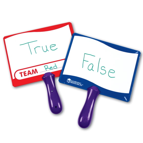 Learning Resources Write-on Wipe-off Answer Boards, Classroom Supplies, Ages 6+, LER0647