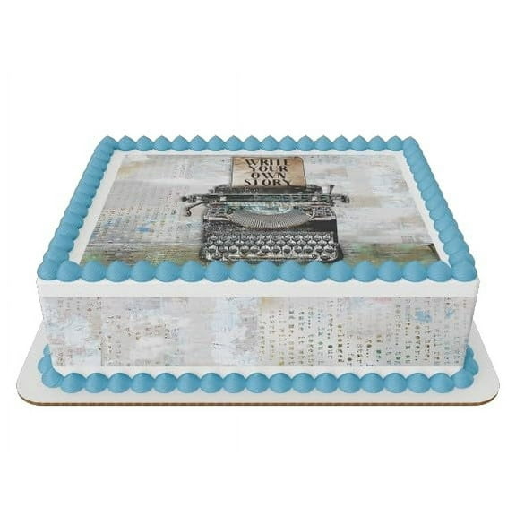 Write your Own Story Birthday Edible Icing Sheets- Assorted Image Cake Toppers-Frosting Sheets- Cookies- Cupcake Toppers (1/4 Sheet)
