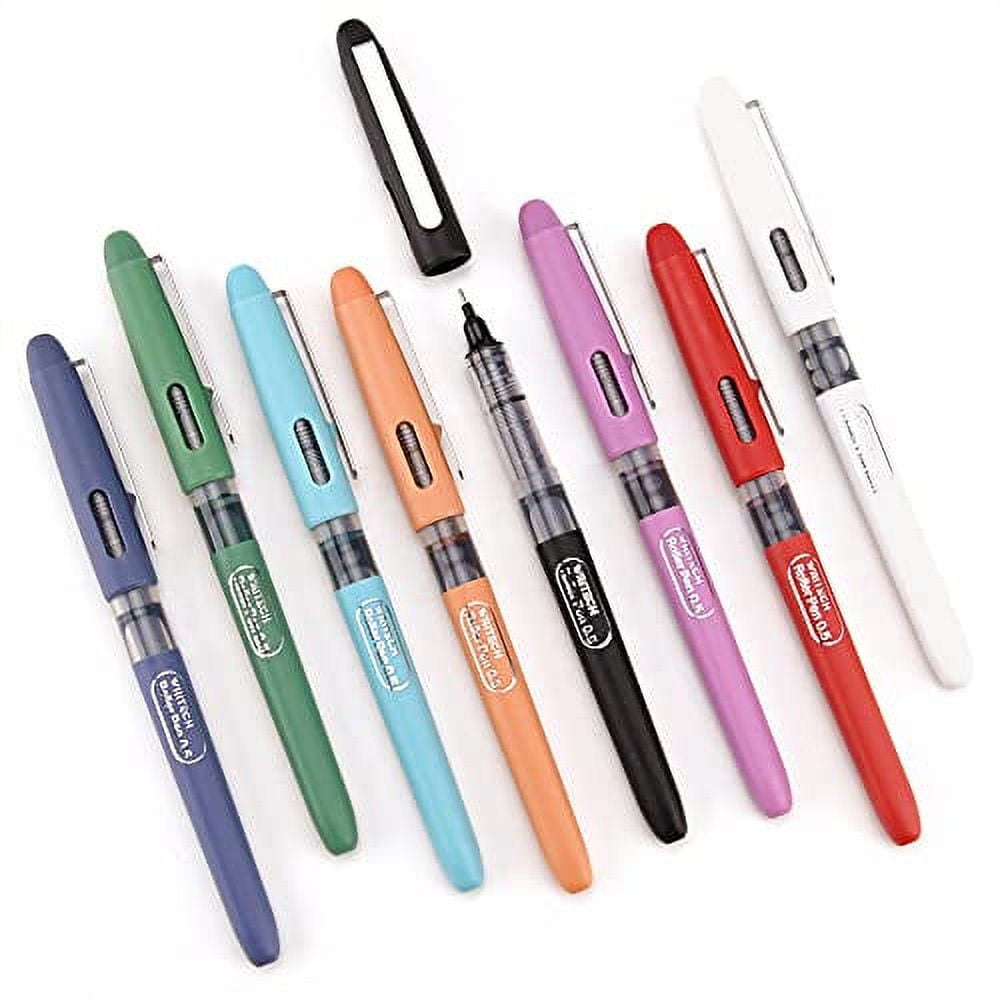 Colored Gel Pens - Fine Point 0.5mm Writech Pen, Rollerball Pen Set with  Silver, Neon for Kids Adults Note Taking, Journaling, Coloring Book - Style  3